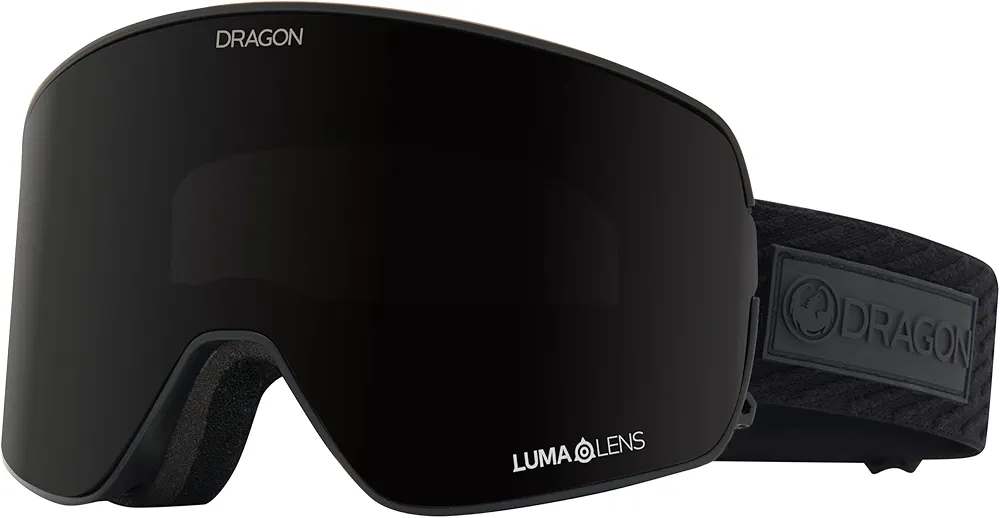 Dragon Unisex Snowgoggles NFX2 with Bonus Lens - Midnight with Lumalens Midnight + Lumalens Violet, Medium