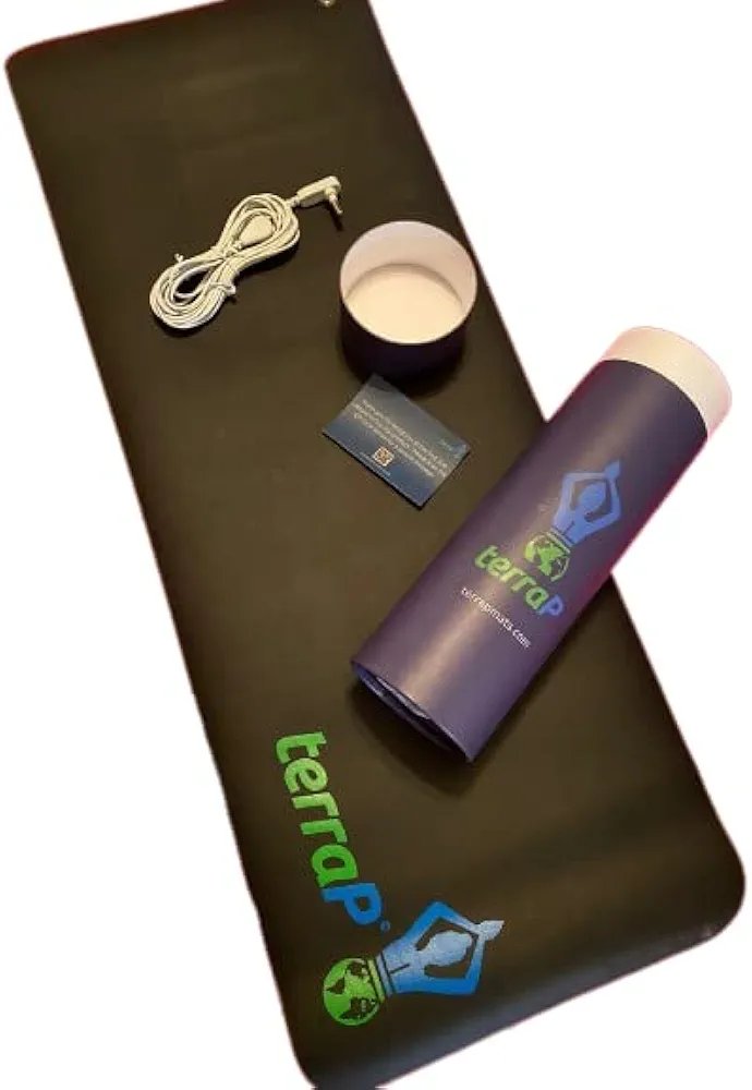 Grounding Mat to Combat Inflammation. Earthing Mat to Improve Sleep, and Energy. terraP Indoor grounding mat for Your Bed, Desk, or Yoga.