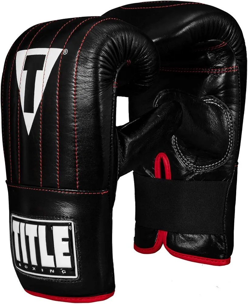 TITLE Boxing Pro Leather Speed Bag Gloves 3.0 - Boxing Gloves, Punching Bag Gloves, Kickboxing Gloves, Punching Gloves, Heavy Bag Gloves, Boxing Gloves Men, Boxing Gloves Women, Boxing Equipment