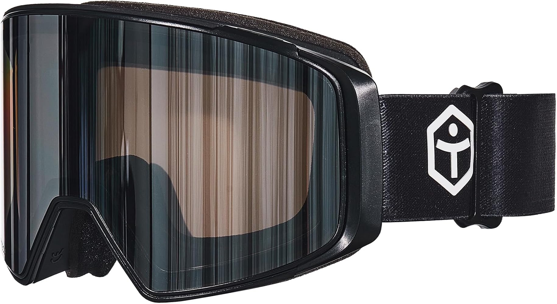 TaoTech] Snow Goggles for Snowboarding and Skiing,Pillar Surface,Mirror Coating,Anti-Fog,Adults,OTG Frame,Chromatic