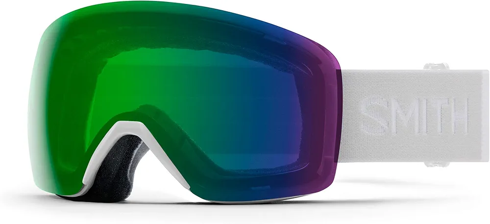 Smith Skyline Snow Goggles White Vapor/ChromaPop Everyday Green Mirror