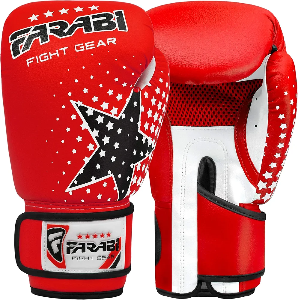 Farabi Boxing Gloves Kids Junior Muay Thai Kick Boxing Training MMA Punching Bag