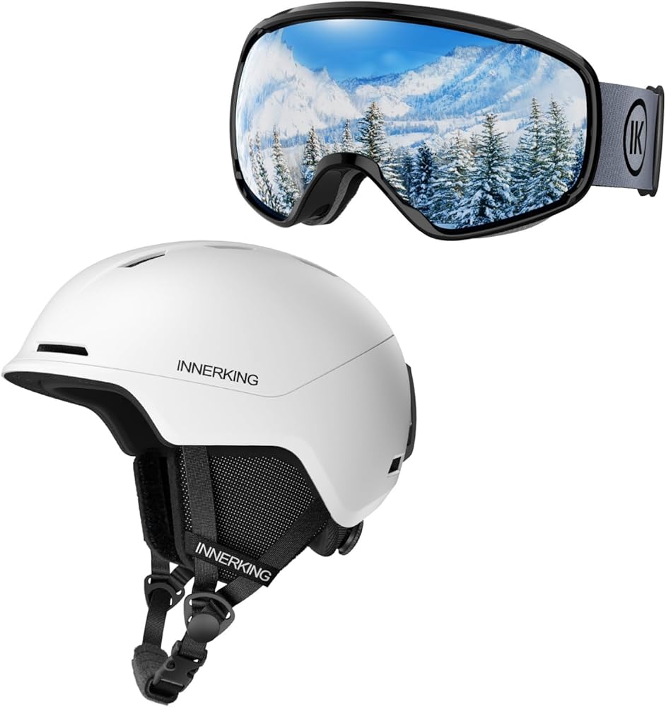 OTG Ski Goggles SGS Approved and Lightweight Adult Snowboard Helmet
