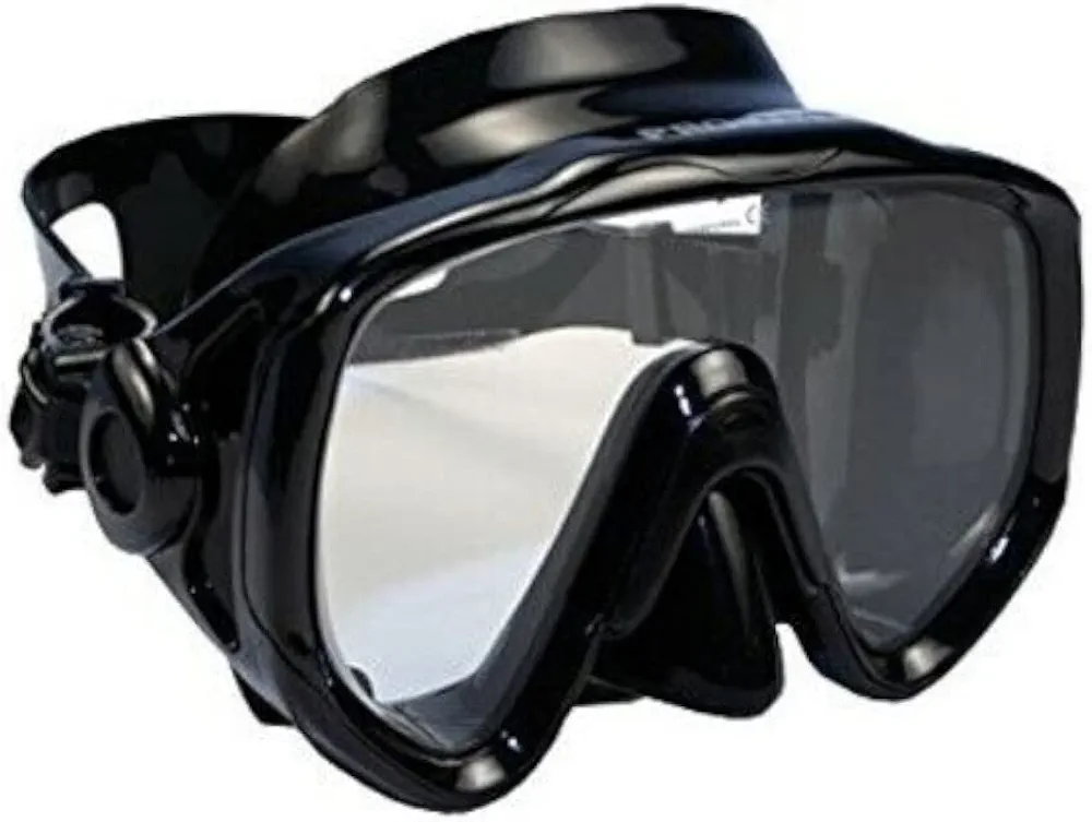 Ocean Owl Oversize Lens Ideal for Larger Faces Scuba Mask, Large Scuba Mask, Large Diving Mask, Large Dive Mask, Snorkeling Mask