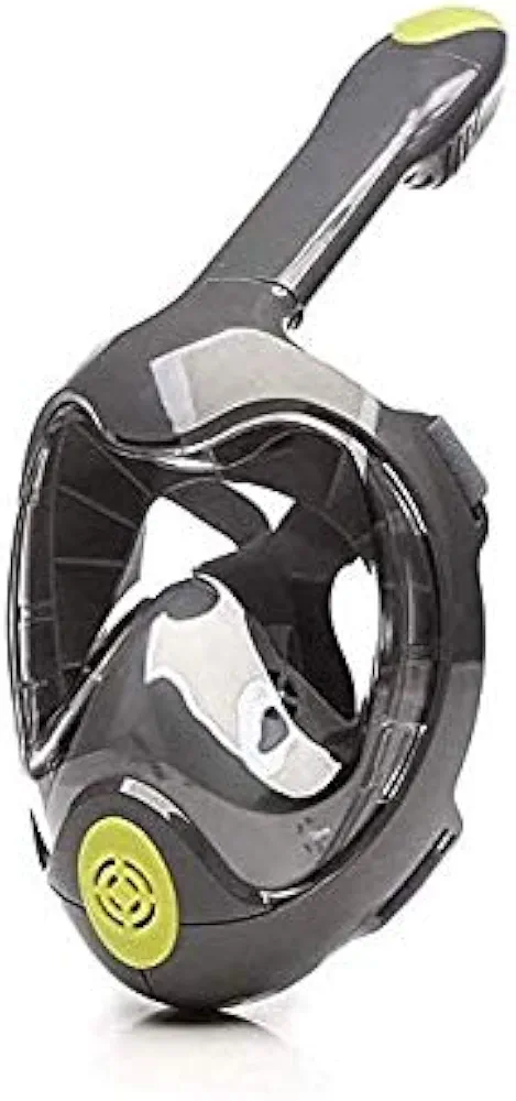 Full Face Snorkel Mask,180 Panoramic View Anti-Fog Anti-Leak Snorkel Mask, Suitable for Adult Snorkeling/Swimming, Very Suitable for Diving Enthusiasts