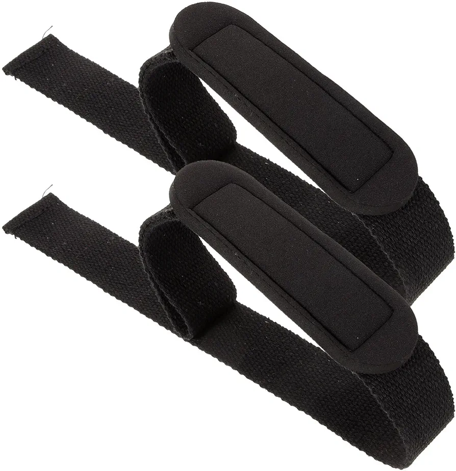 BESPORTBLE 1 Pair Weight Lift Weightlifting Blacw Wrist Bands Anti-slip Wrist Support Lifting Grip Strap Dumbbel Grip Belt Wrist Strap Power Belt Fitness Wristband Polyester Cotton