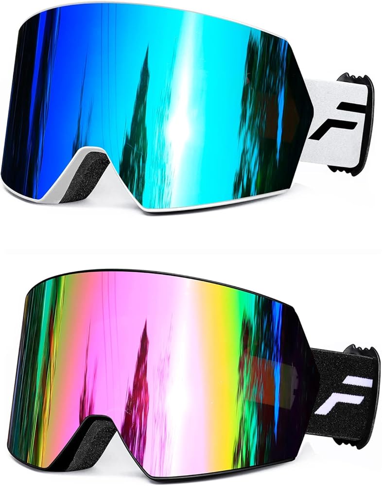 FMY Snowboard Goggles - Snow Ski Goggles for Men Women Adult Youth
