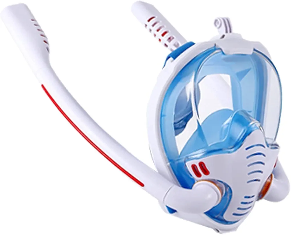 Snorkel Mask for Adult Kids Diving Mask Full Face 180° Panoramic Ultra-Clear View,Underwater Anti Fog Snorkeling Set Diving Mask for Swimming Masks