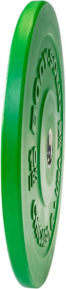 Body-Solid Olympic Bumper Plate - Rubber Weight Plates, Olympic Bumper Plates, Barbell Plates, Bumper Weights