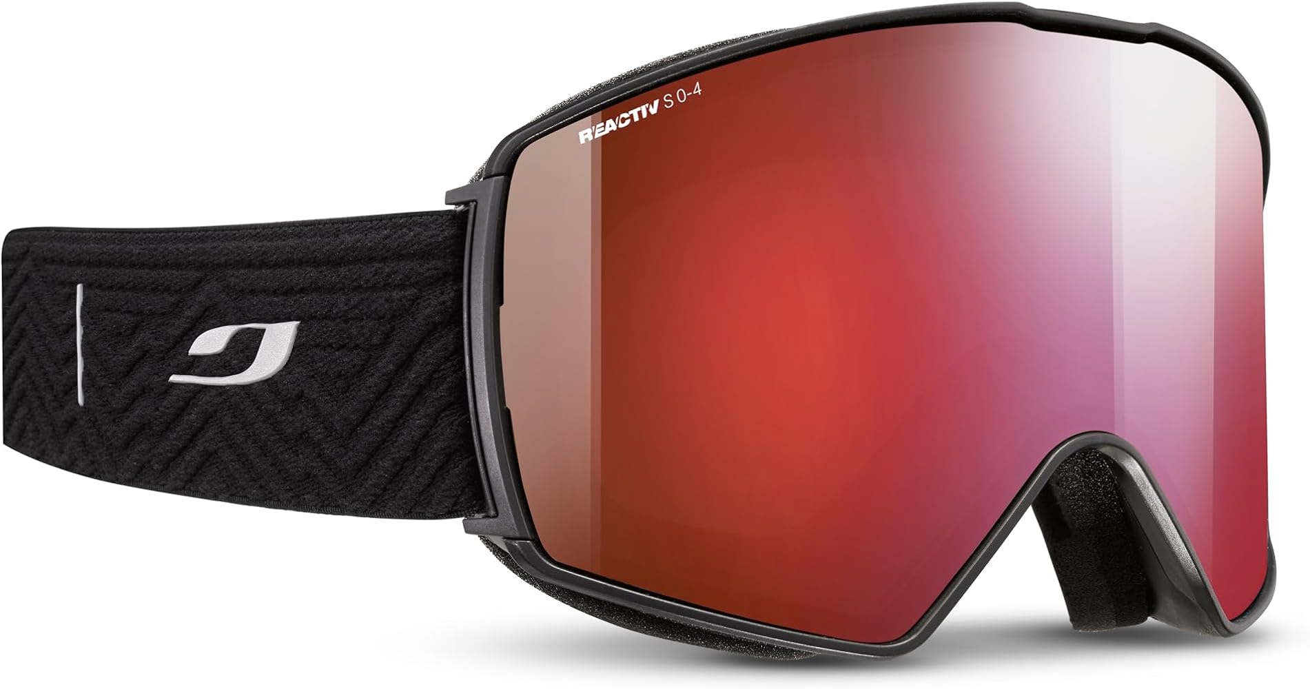 Julbo Launcher Snow Goggles w/REACTIV Photochromic Goggles & Superflow Pro for Skiing & Snowboarding - 100% UV Protection