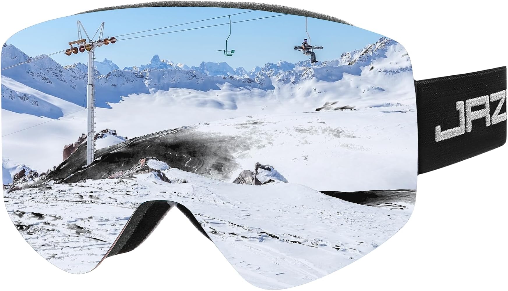 Premium Kids Ski Goggles, Anti-Fog Snowboarding Goggles with UV400 Protection, Anti Slip Silicone Elastic Strap