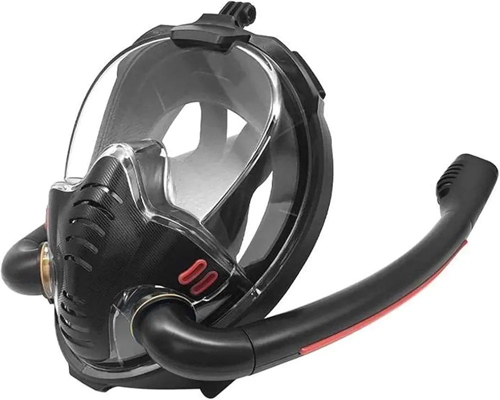 Full Face Snorkel Mask Scuba Diving Mask Full Face Snorkeling Mask Underwater Anti Fog Snorkeling Diving Mask for Swimming Spearfishing Dive for Adults and Kids
