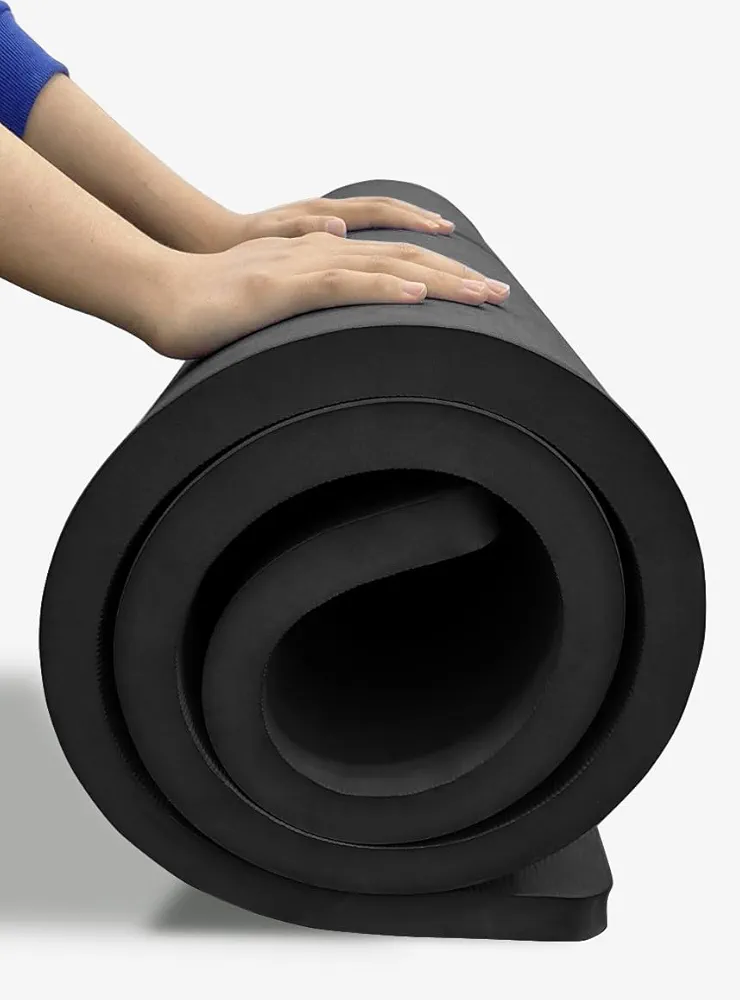 Extra Thickened 30mm Yoga Mat (72" x 32") Non Slip with High Density Large Shock Absorbed Exercise Pad for Men & Women Home Gym Travel & Floor Outside Fitness