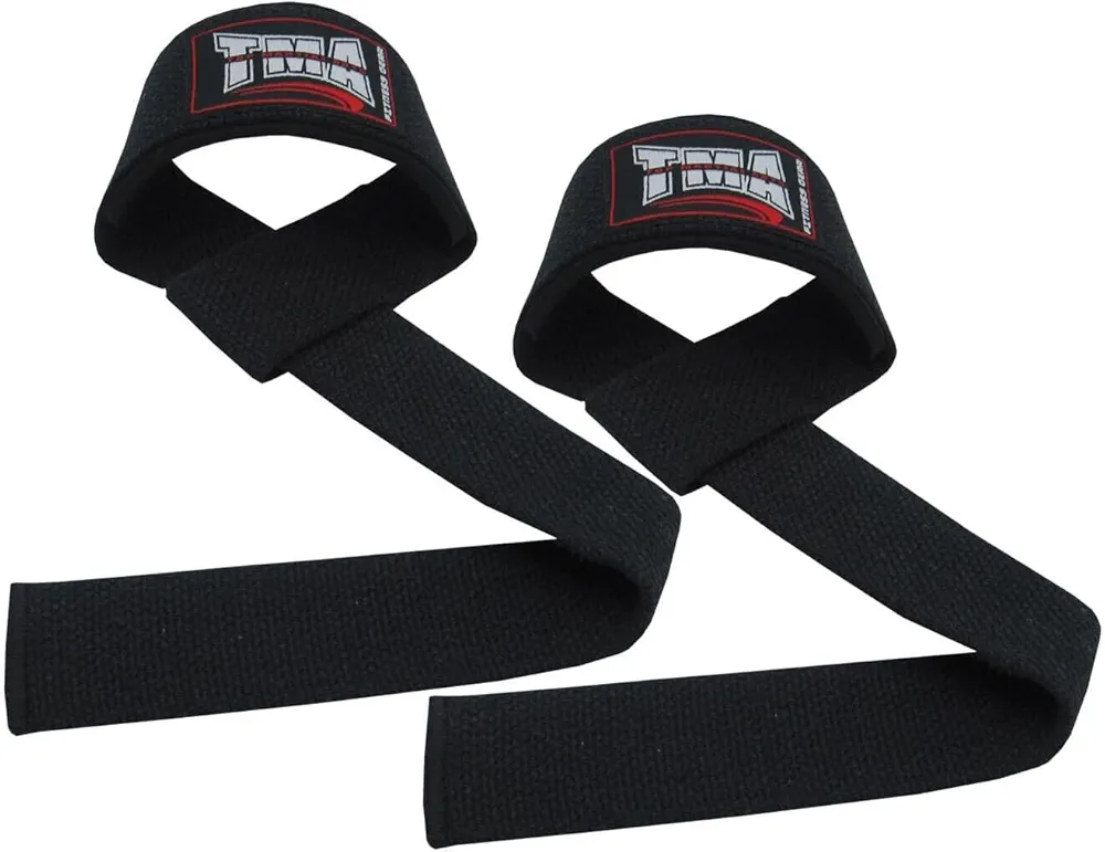 TMA Weight Lifting Straps Wrap Gym Wrist Training Support Grip Bandage Hand Bar