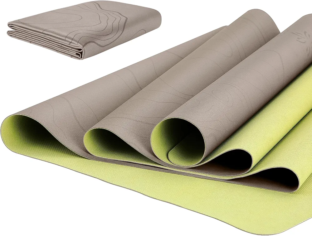 Sportneer Yoga Mat - Pro Non Slip Anti-Tear Workout Mat for Women and Men- Yoga Fitness & Exercise Mat for All Types of Yoga, Pilates, Floor Exercises, 72"x24"