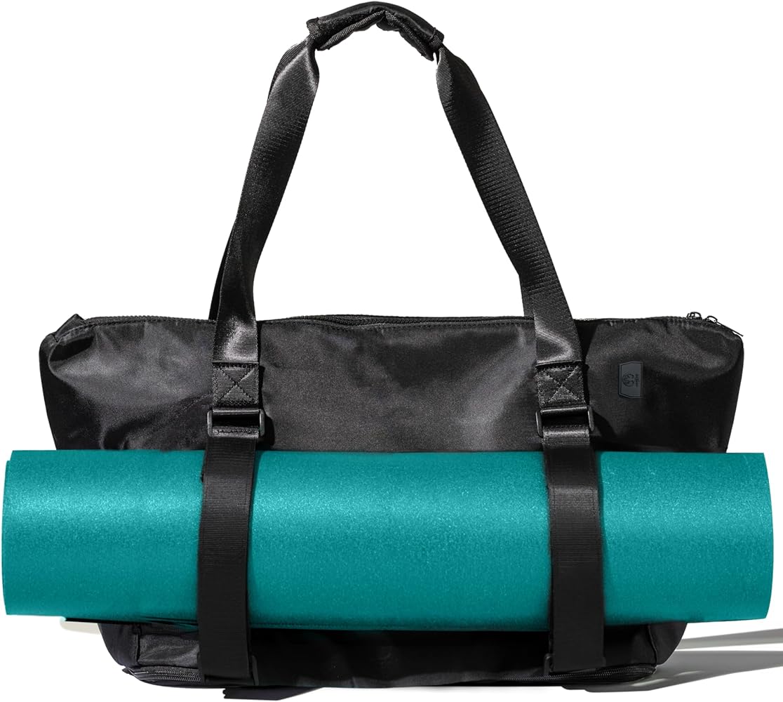 Yoga Mat Carrier - Expandable, Water & Shock Resistant Laptop Travel Bag with Yoga Mat Straps, Yoga Gym Bag For Men & Women, Luggage Sleeve, Large Yoga Mat Tote Bag