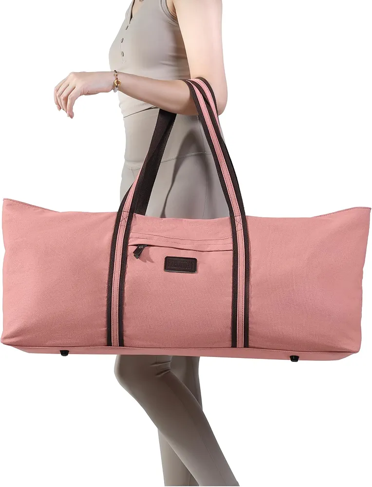 with Multi-Functional Storage Pockets Full-Zip Extra Large Yoga Mat Tote Bag Sports Gym Pilates Bag