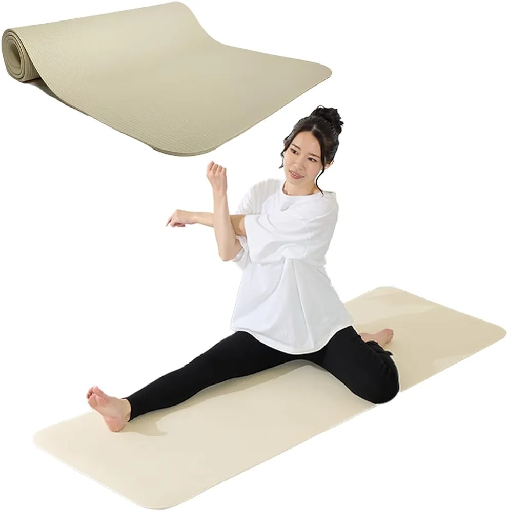 Iris Plaza Yoga Mat, Convenient Storage Bag, Training Mat, Yoga, Exercise, Muscle Training, Training Mat
