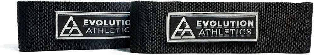 Evolution Athletics Sport Lifting Wraps and Straps for Weightlifting, Powerlifting, Strength Training