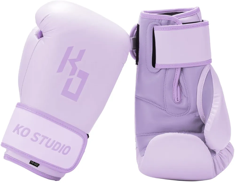 Boxing Gloves for Men & Women - Leather Gloves for Heavy Bag, Punching Bag,Muay Thai, MMA, Kickboxing, Gym Training, Sparring Pro-Style Guantes de Boxeo 12oz 14oz 16oz