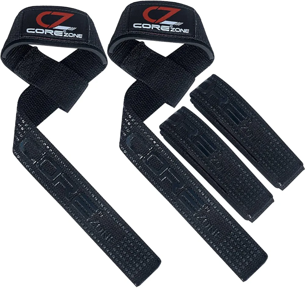 Wrist Straps for Weightlifting Non-Slip Grip - 1 Pair, Wrist Wraps Support For Weight lifting Straps for Men & Women | Fitness Gym Straps for Workout, Powerlifting, Deadlift Straps, Bodybuilding