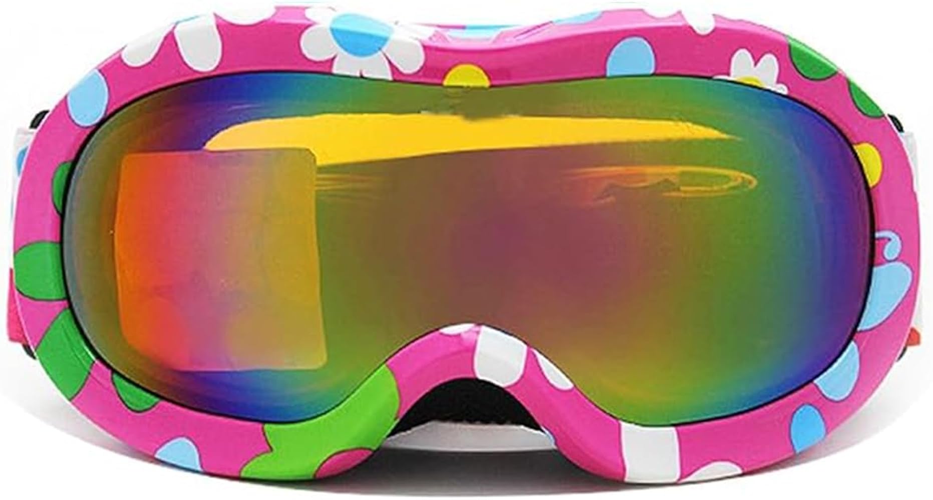 Ski Goggles Glasses for Toddler and Kids Double Lens Anti-fog for Girl Pink Age 3-9…