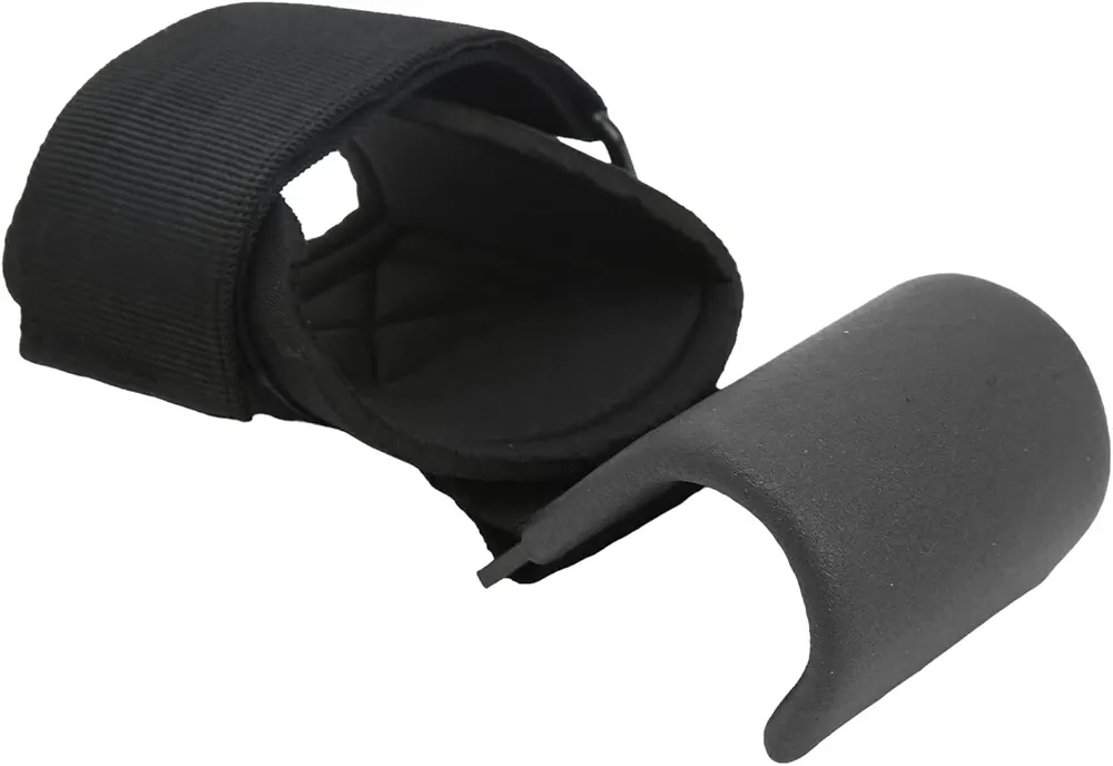Weight Lifting Hook, Heavy Duty Wear Proof Weight Lifting Wrist Hooks Straps Pull Ups Deadlift Straps for Gym Workout (Black)