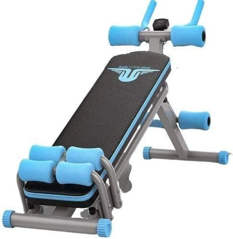 Weight Bench Adjustable, Utility Workout Bench Sit Up Incline Abs Benchs Decline Bench, Strength Training Bench for Weightlifting,B