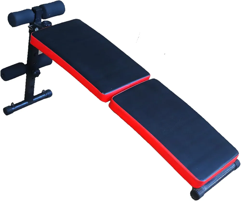 Multi position adjustable and practical multi-functional fitness bench, suitable for weightlifting and strength training in home gyms, with foldable sit up chairs