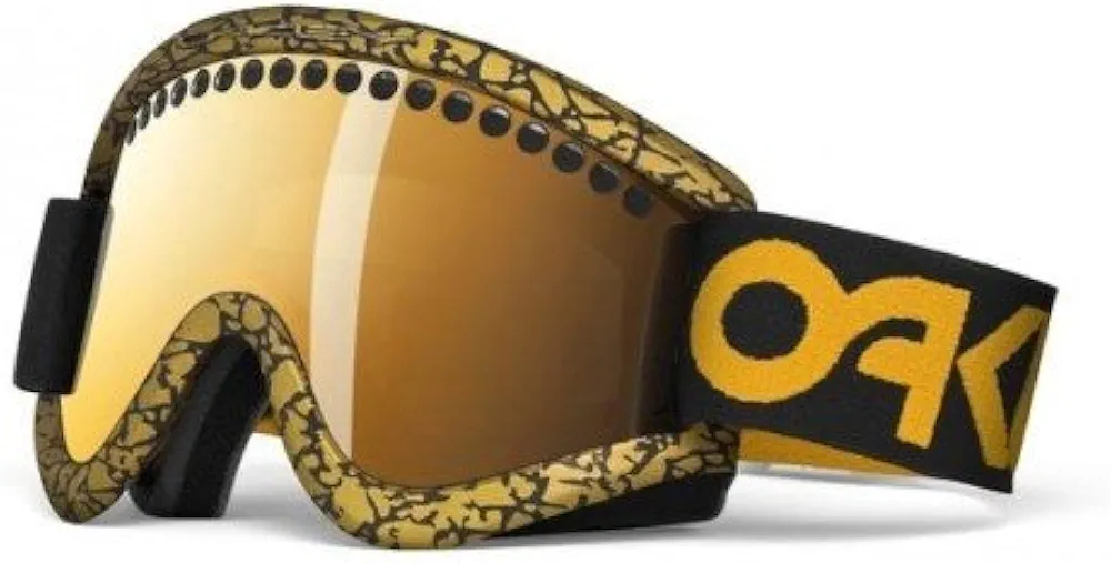 Oakley Unisex Adult O Frame Rectangular Lexan Snow Goggles (Gold X, Gold Iridium)