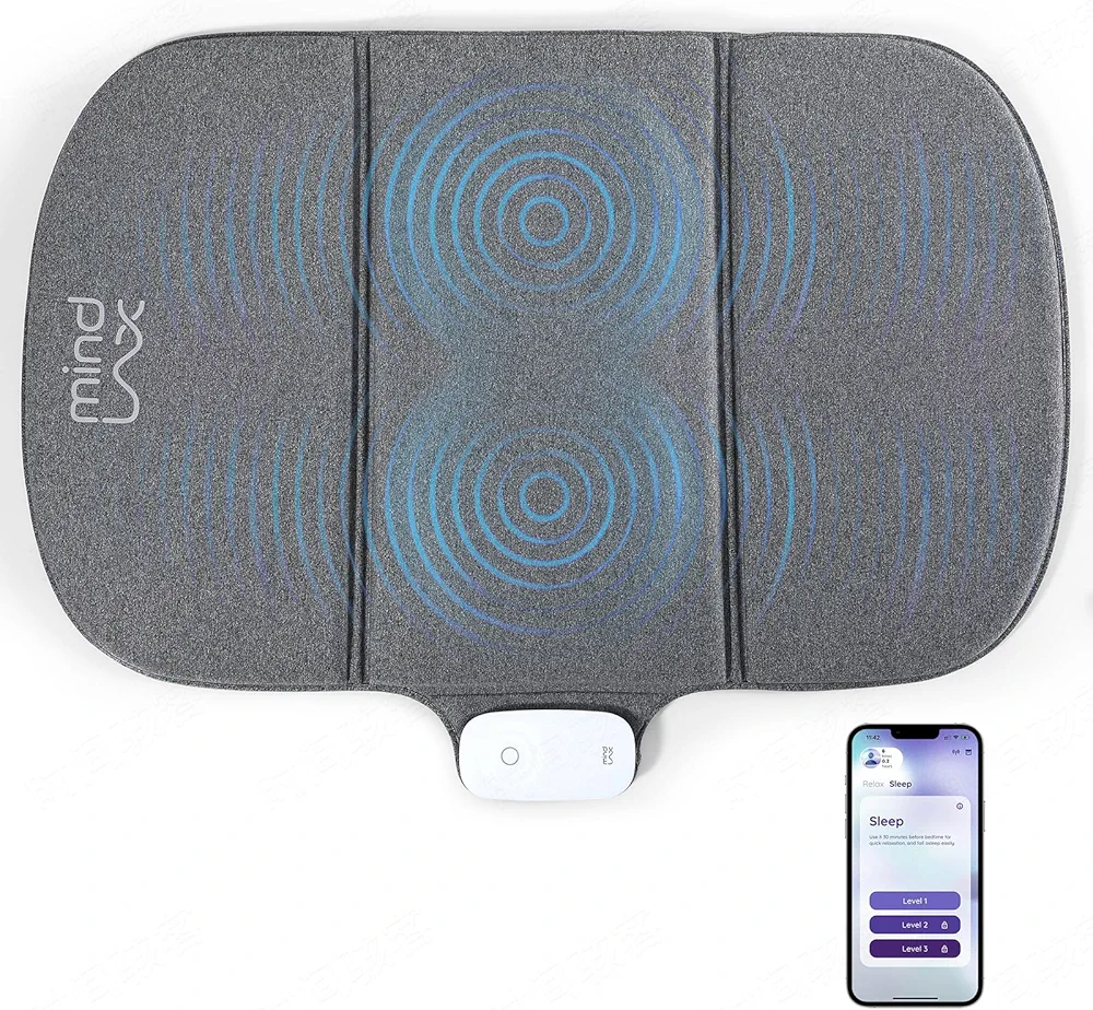 Electric Sleep Aid, Smart Sleeping Mat, Enhanced Relaxation Nap Mat, Professional Intelligent Yoga Meditation Cushion Exercise Mats, Sleep Pad with App for Android iPhone (XL)