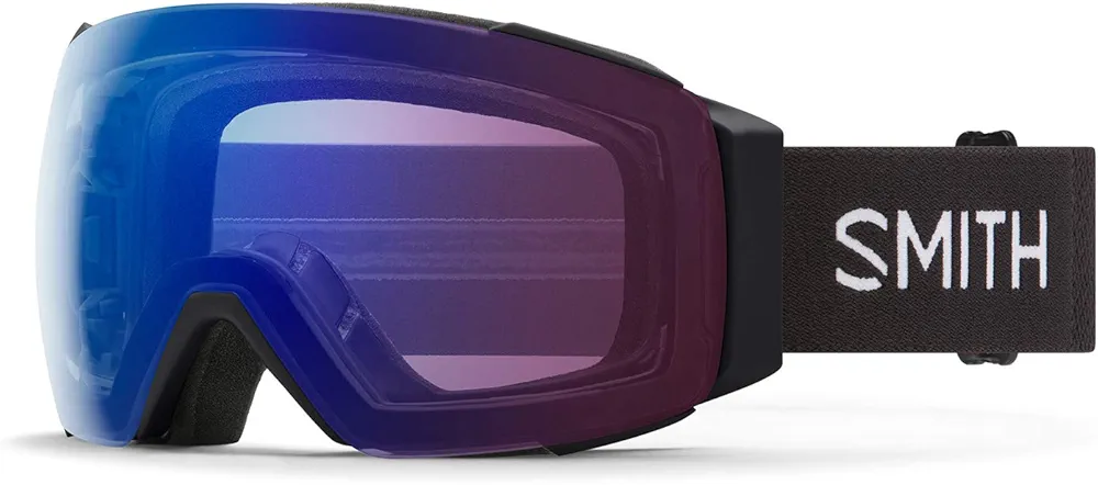 SMITH I/O MAG Snow Goggle - Black | ChromaPop Photochromic Rose Flash + Extra Lens