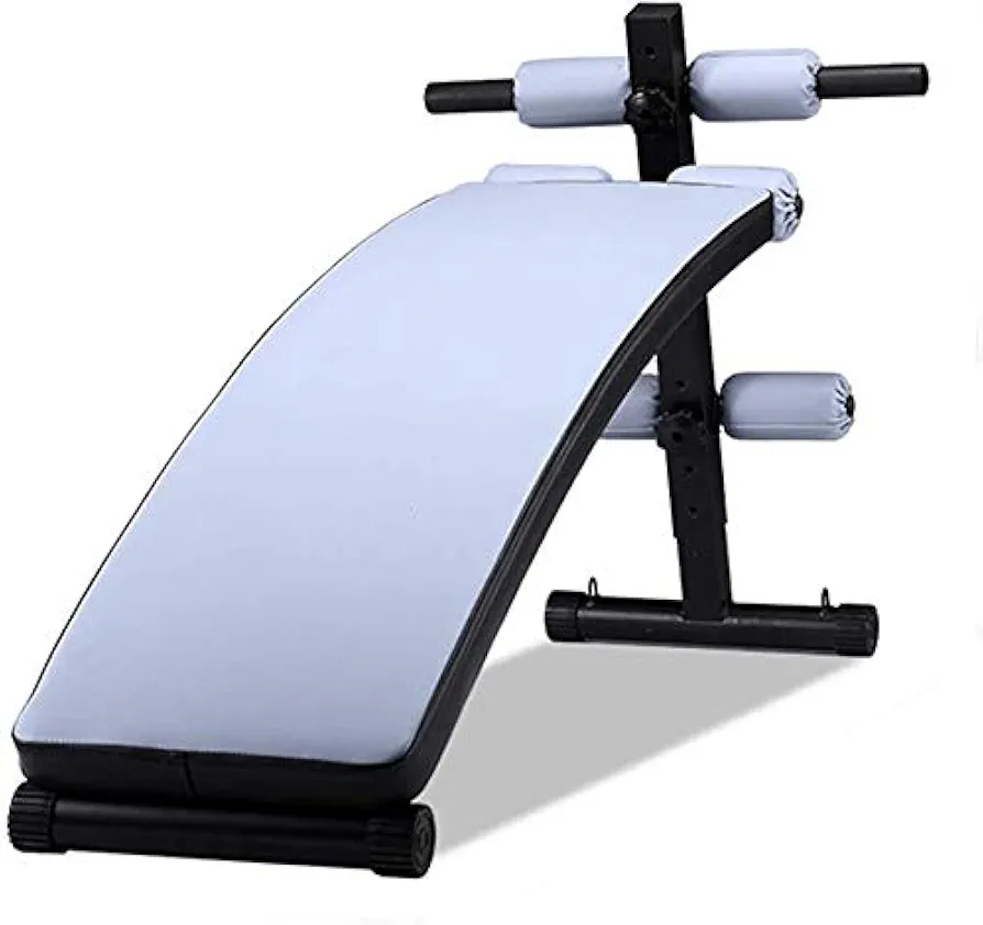 Weight Bench Adjustable, Multifunctional Press Exercise Gym Bench Sit Up Incline Abs Benchs, Flat Bench for Weightlifting and Strength Training,Gray