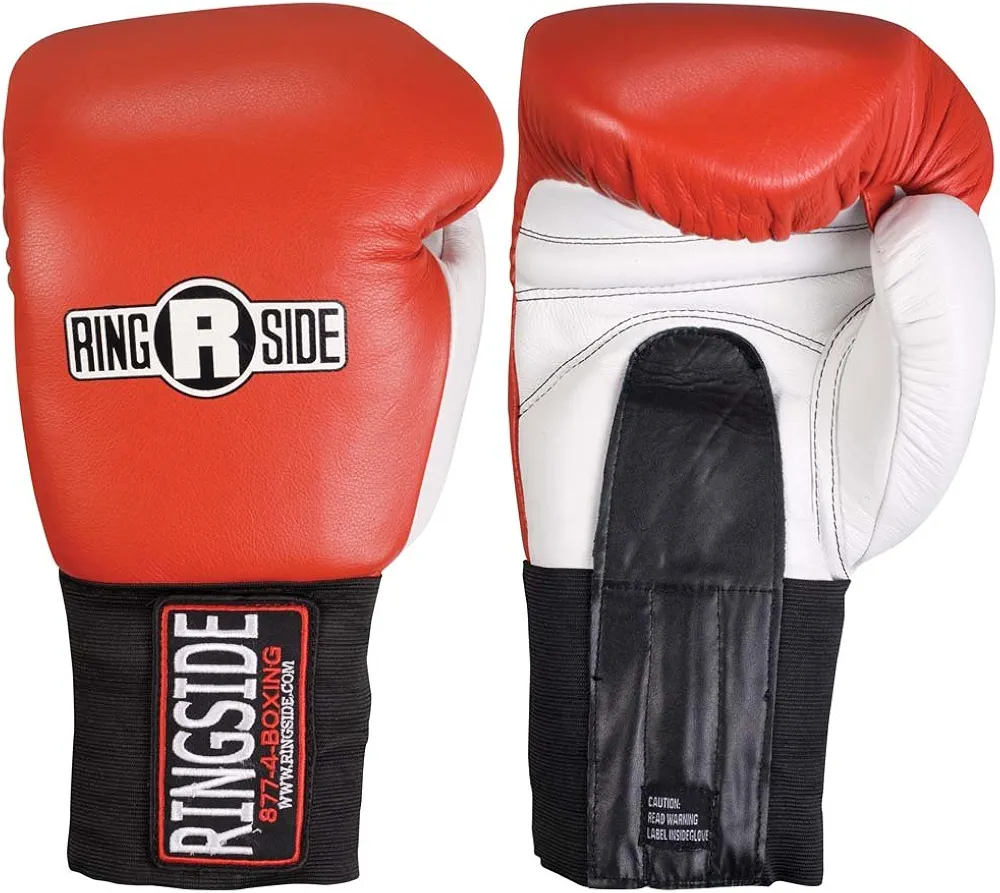 Ringside Heavy Hitter Sparring Gloves, Red, Large