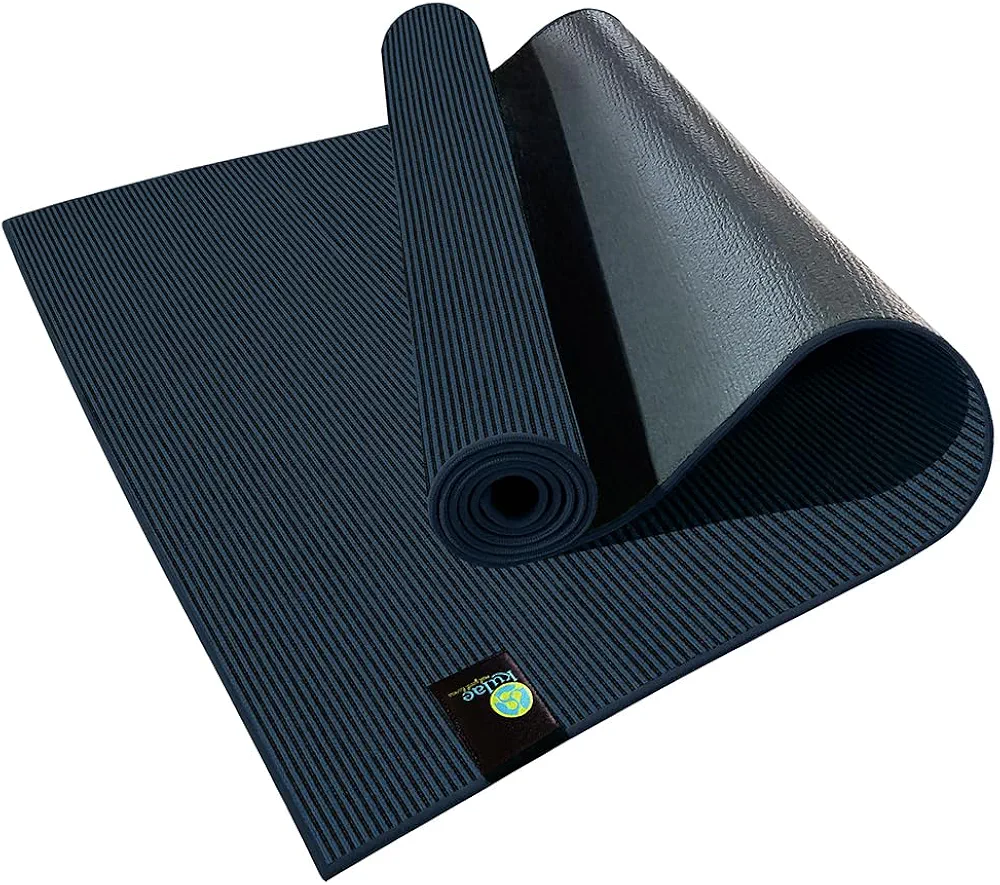 Elite Hybrid 5mm - Non-Slip, Sustainable, Hot Yoga Mat/Towel Combo for all Types of Yoga, Pilates and Fitness, 72" x 24"