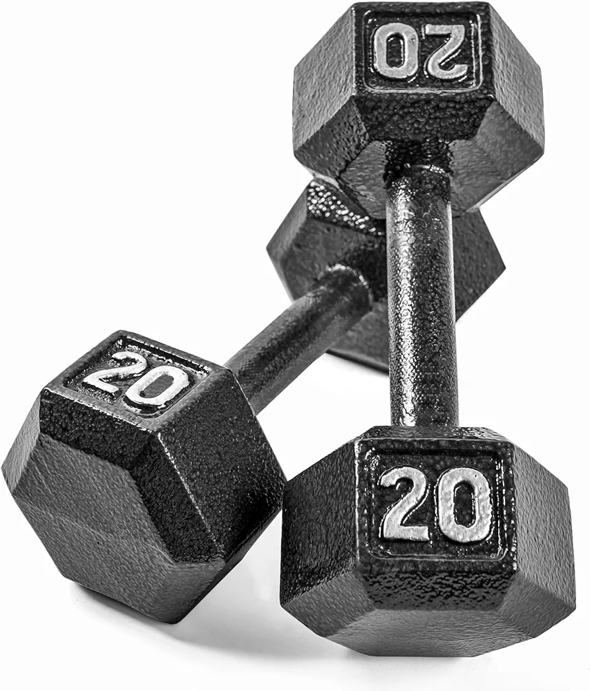 CAP Barbell Cast Iron Hex Dumbbell | Multiple Options