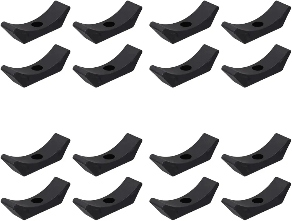 BESPORTBLE 16 Pcs Dumbbell Saddles Dumbbell Cradles Replacement Dumbbell Racks Dumbbell Racks Plastic Dumbbell Cradles