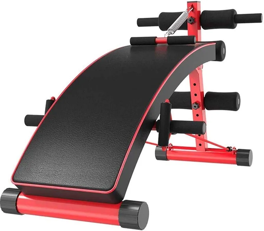 Weight Bench Foldable, Adjustable Press Exercise Gym Bench Sit Up Incline Abs Benchs, Utility Workout Bench for Weightlifting and Strength Training,Black