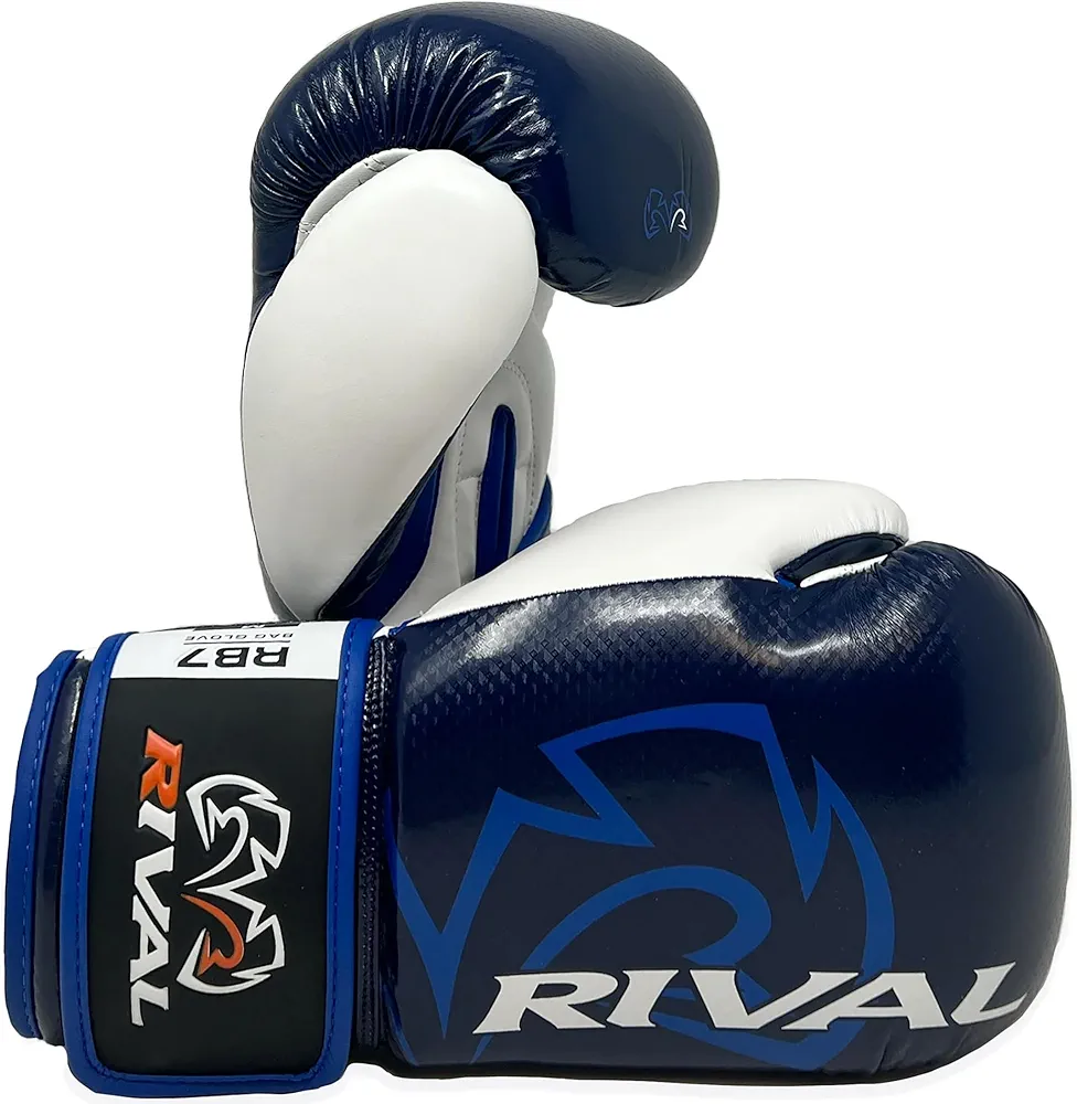 RIVAL Boxing RB7 Fitness Plus Bag Gloves, Ergo Strap System and High-Density Layered Padding for Heavy Bag and Mitt Work