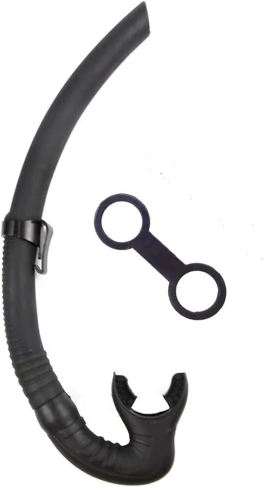 Silicone Snorkel for Diving,Diving Fishing and Underwater Hockey or Snorkeling
