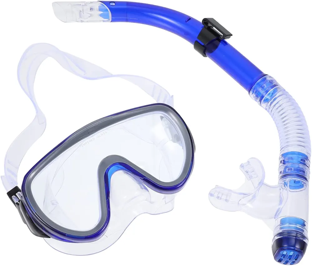 1 Set Diving Equipment Dive Mask Fins Fog Dust Mask Snorkeling Mask Venom Mask Snorkel Snorkeling Gear Snorkeling Packages Vests Full Face Mask Full Snorkel Tank Nose PVC
